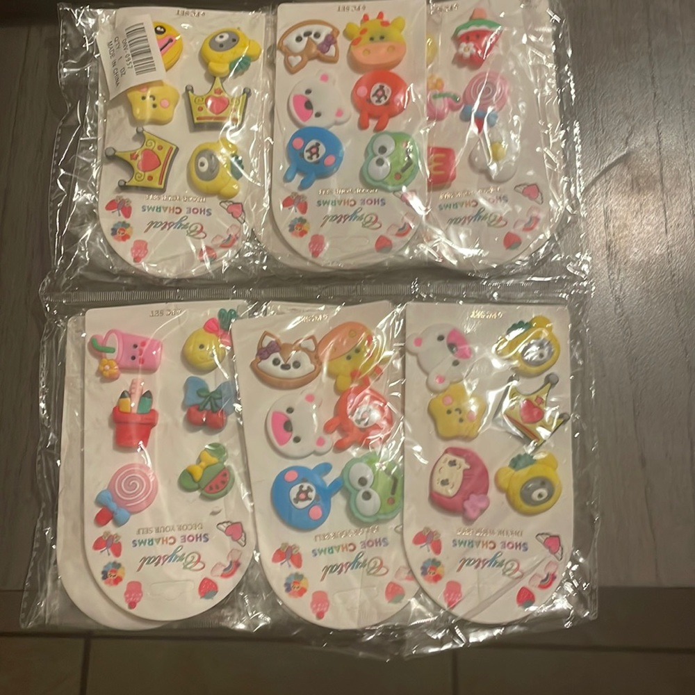 Shoe Charms for kids Pack of 6